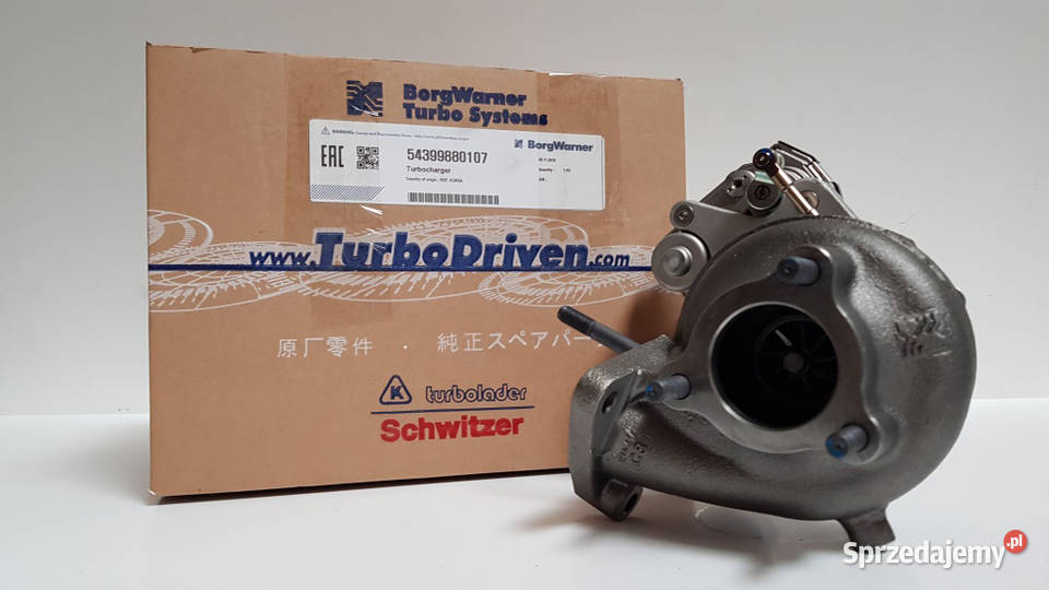 Nowa turbosprężarka BorgWarner KKK 54399880107 Siedlce