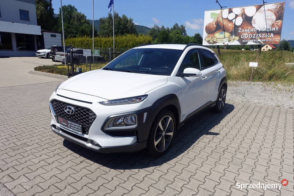 HYUNDAI KONA 10TGDI 120 Klimatronik Kamera Ledy przyciemniane szyby Buczkowice