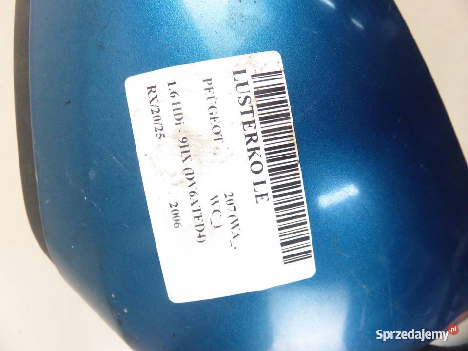 LUSTERKO LEWE PEUGEOT 207 KMU