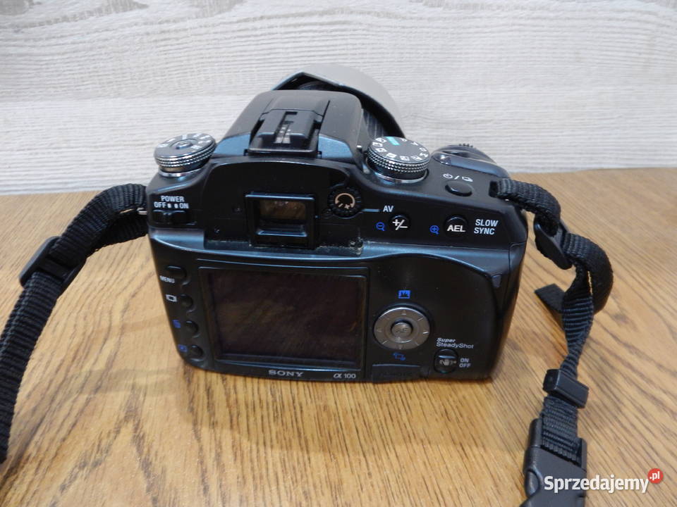 Aparat Sony DSLRA100 torba 2 x bateria obiektyw podkarpackie Leżajsk