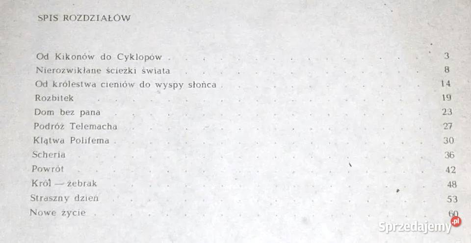 Przygody Odyseusza Jan Parandowski lubelskie Chełm