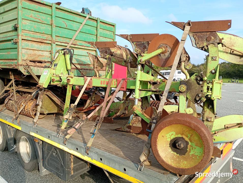 Pług 4skibowy overum zagonowy duże odkładnie Sośno sprzedam