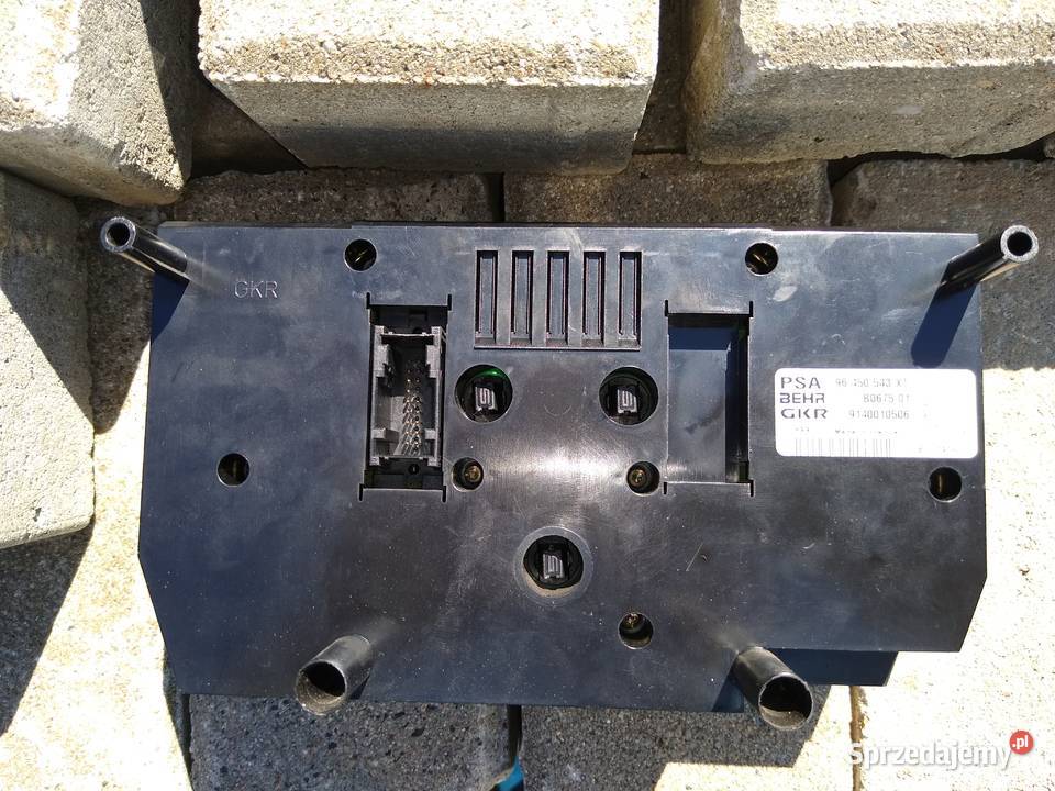 Panel sterowania nawiewu klimatyzacji peugeot klimatyzacja dolnośląskie