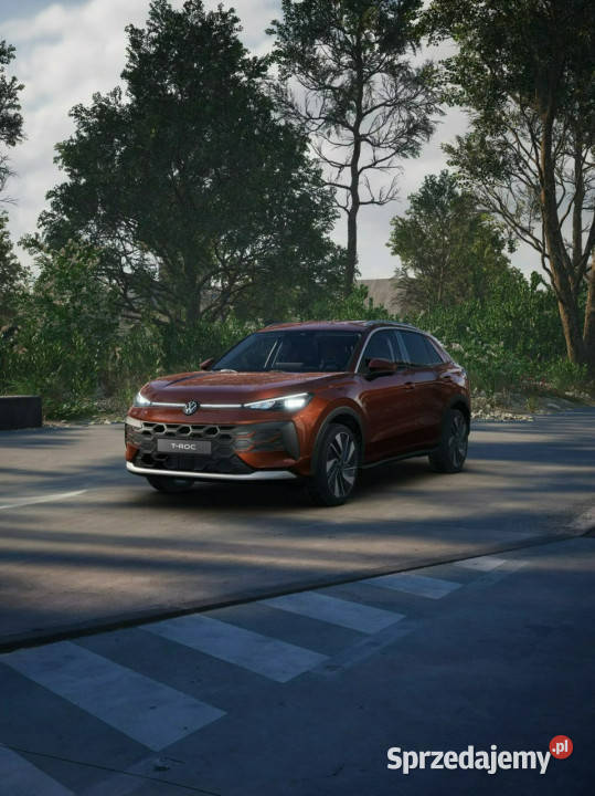 Volkswagen TRoc Wersja Style 15 eTSI 150 DSG elektrochrom. lusterko wst. Łódź