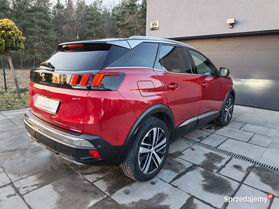 Peugeot 3008 GT 20HDI 180 Automat Full Przebieg asystent parkowania Jędrzejów