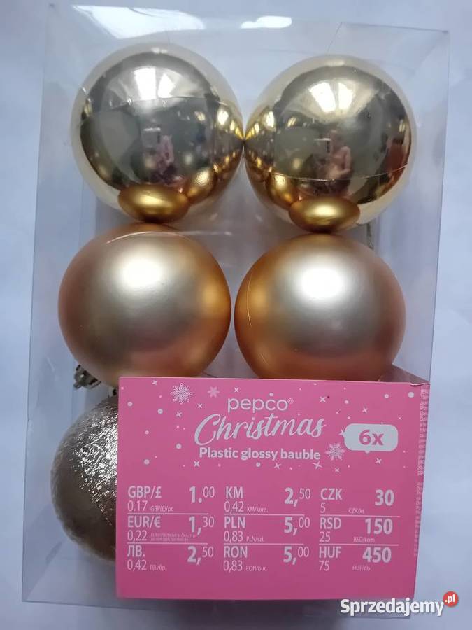 nowe zapieczętowane bombki i nowy świecznik Warszawa