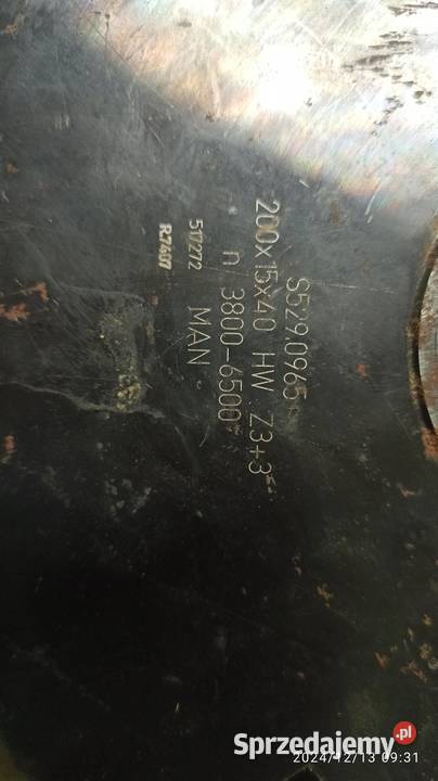 frez do płaszczyzn z wymiennymi nożami Kłodawa