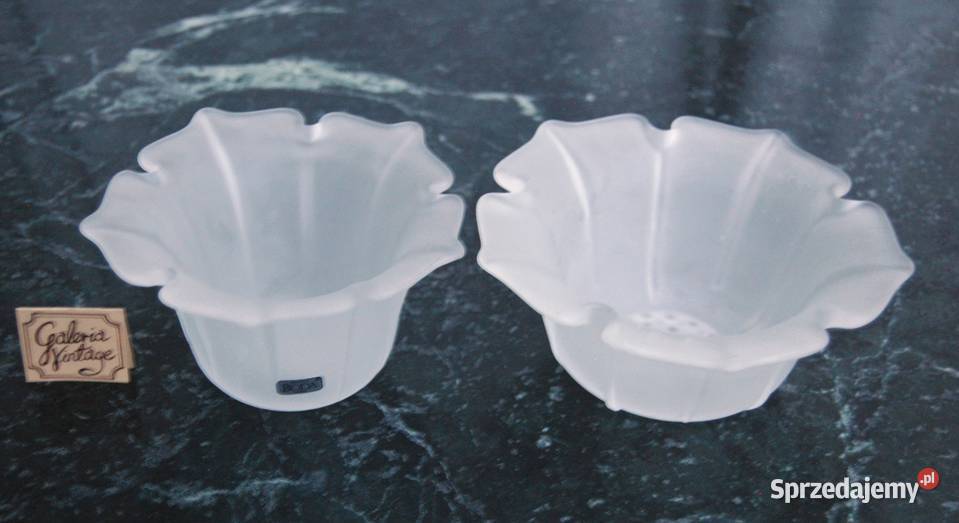 Boda Sweden handmade świecznik kwiat matowe lubelskie Lublin