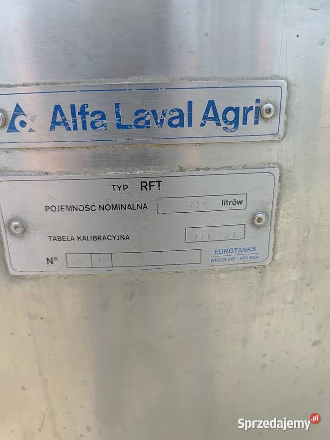 Zbiornikschladzialnik do mleka 730 l