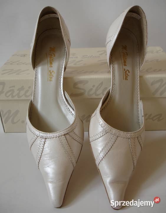 MFatima Silva 36 kremowo białe szpilki sprzedam