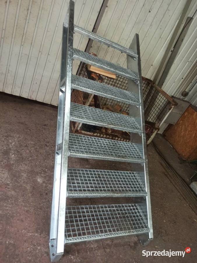 Schody metalowe stopnie wema wejście na wysokość Elżbieta sprzedam