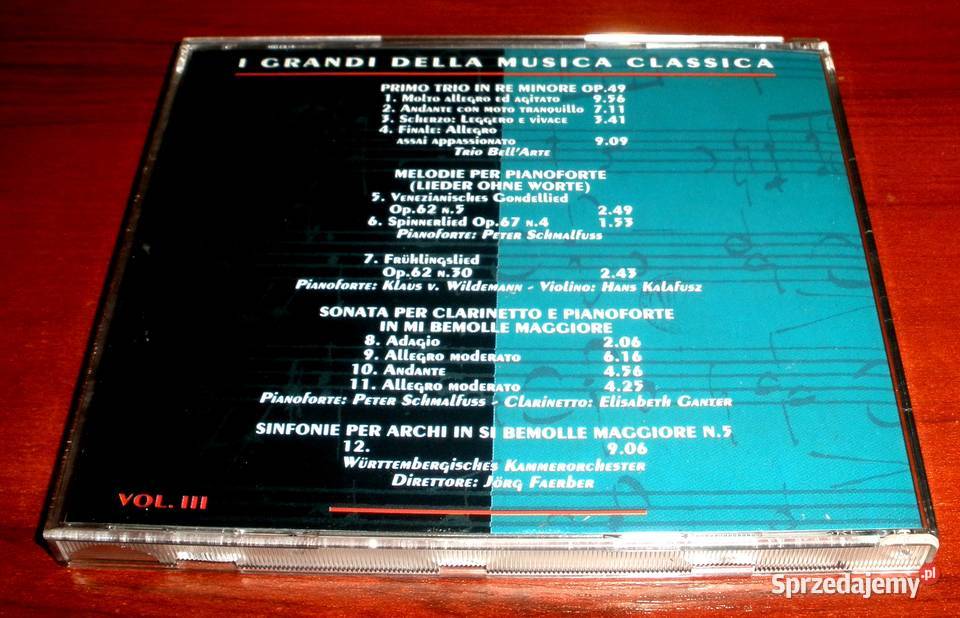 Mendellsohn Felix płyta CD muzyka klasyczna klasyczna Kraków