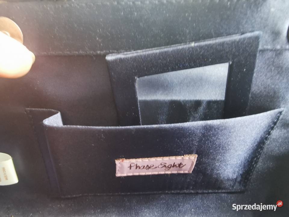 kopertówka satynowa na łańcuszku Lublin sprzedam