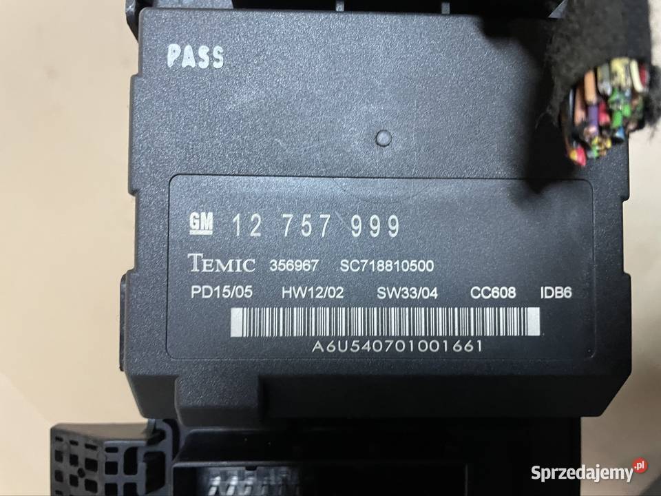 12757999 skrzynka bezpieczników bsi Saab 93 II 2 osobowe Skrzynki bezpieczników Szczecin