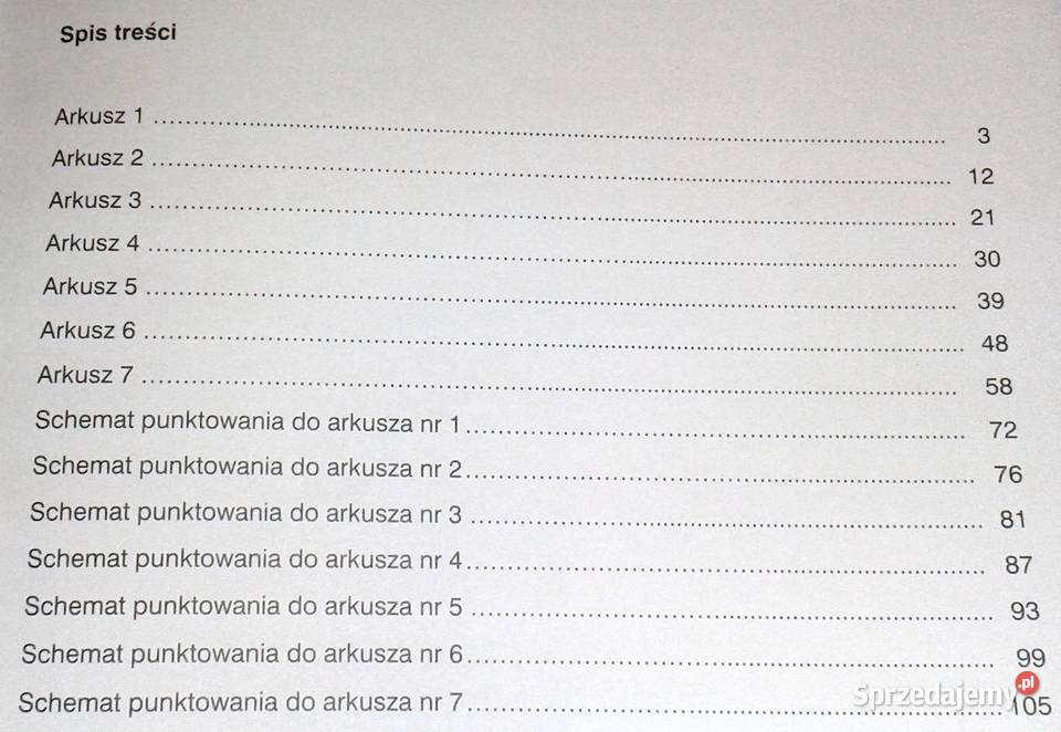 Testy ćwiczenia gimnazjali Matematyczno Chełm sprzedam