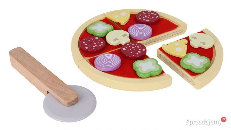 Zabawka drewniana pizza do krojenia dzieci Bielsk Podlaski