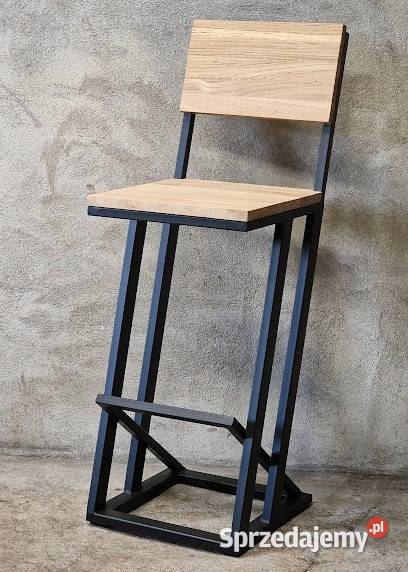 Hoker LOFT NA WYMIAR barowy DĄB 80 stal Bartoszyce sprzedam