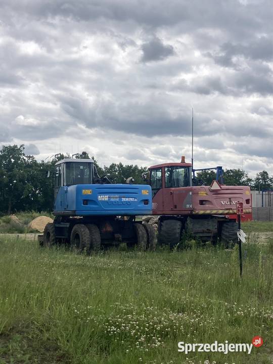 Koparka kołowa Volvo EW 140 2002 sprawna Rok produkcji 2002 Wrocław