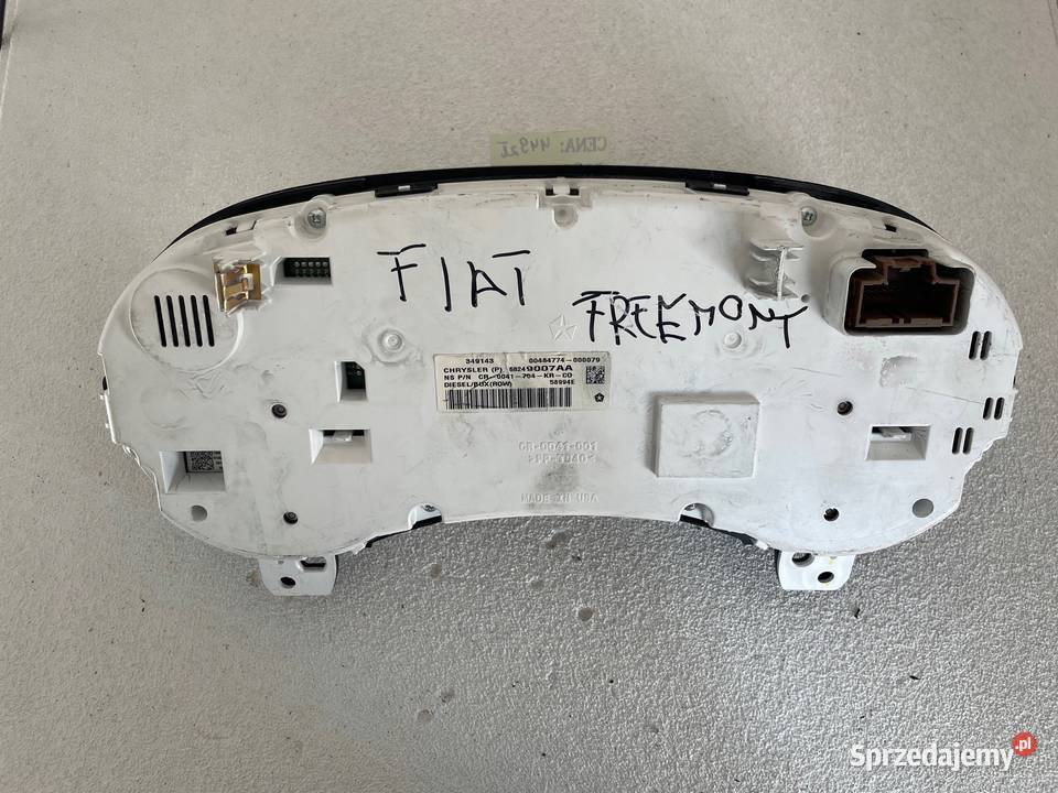 LICZNIK ZEGARY FIAT FREEMONT DODGE 68249007AA Liczniki i zegary Warszawa