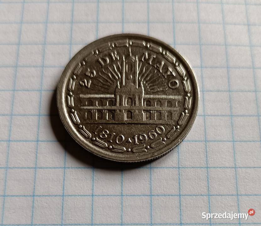 1 PESO UN PESO 1960 ARGENTYNA Piszczac sprzedam