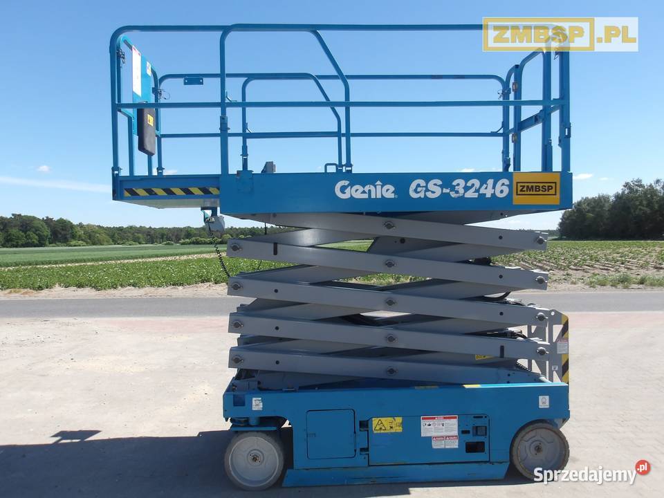 Podnośnik nożycowy zwyżka 12 m Genie GS3246 Motoryzacja Pleszew