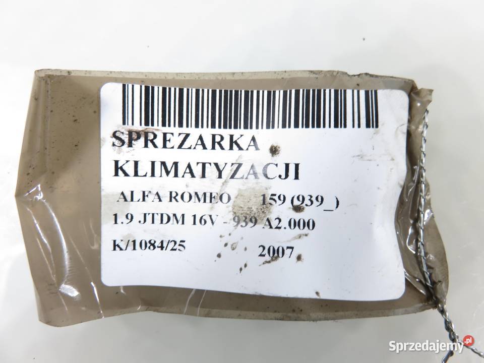 KOMPRESOR KLIMATYZACJI ALFA ROMEO 159 19 JTDM