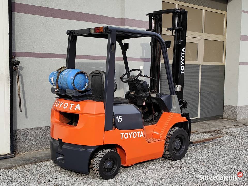 Wózek widłowy Toyota 7FG15 Lpg podnosi 35M Wózki widłowe