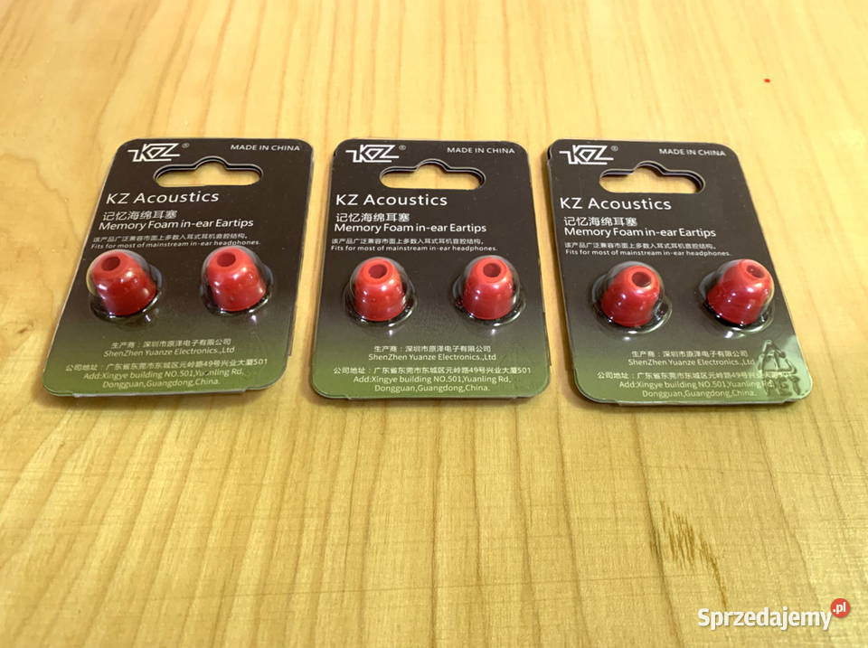 Pianki do słuchawek dokanałowych KZ Acoustics Słuchawki i głośniki Stalowa Wola