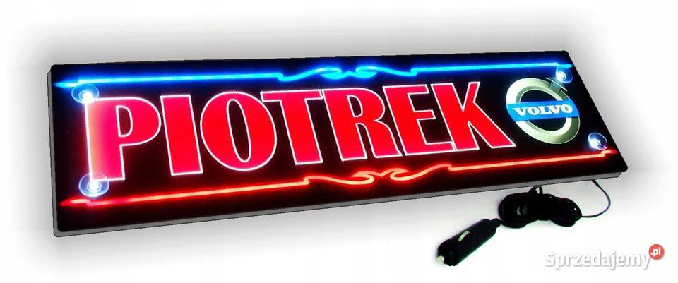 Tablica LED imienna LOGO tabliczka z imieniem