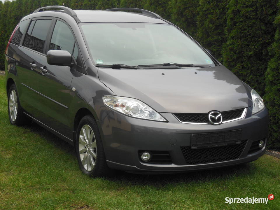 Mazda 5 18 7 osobowa Opłacona do rejestracji wielofunkcyjna kierownica dolnośląskie Lubin