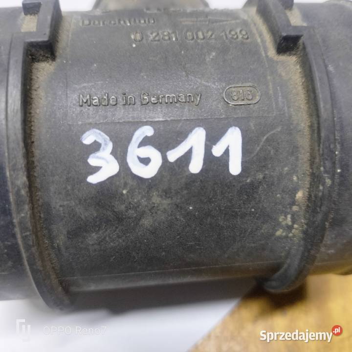 Przepływomierz powietrza Alfa 156 18 benzyna Łubno
