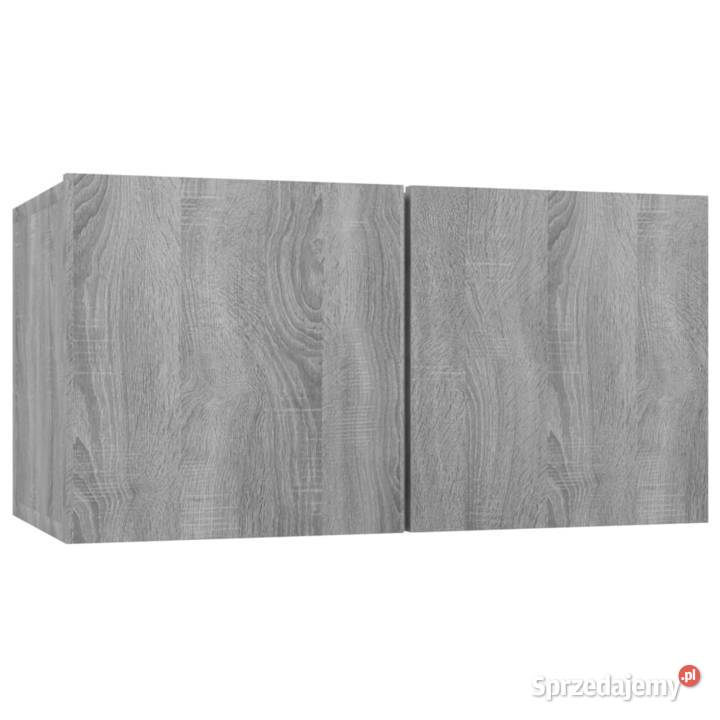 vidaXL Zestaw 6 szafek telewizyjnych szary dąb Pozostałe mazowieckie Warszawa