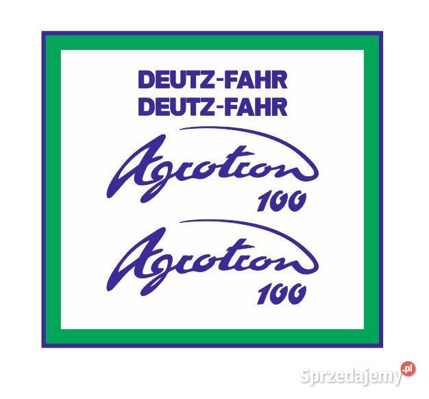Naklejki DeutzFahr Agrotron 100 Ciągnik Traktor Kędzierzyn-Koźle