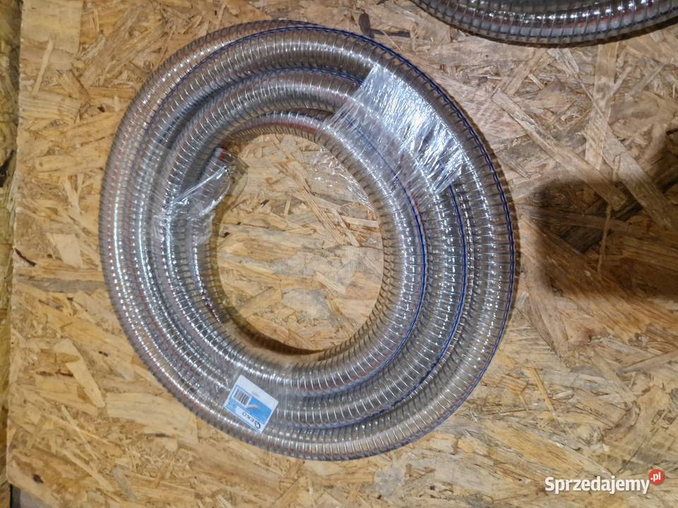Wąż ssawny 1 cal 1 25 mm wzmacniany drutem 5m Głogowa