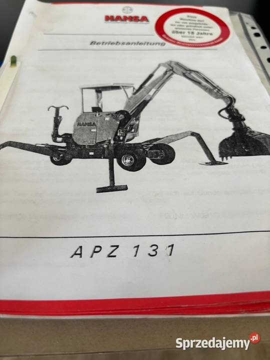 Mini Koparka specjalistyczna cmentarna Hansa APZ Koła kujawsko-pomorskie Koronowo