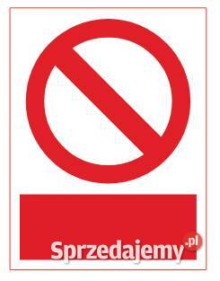 Naklejka BHP zamów własny wzór małopolskie Kamionna