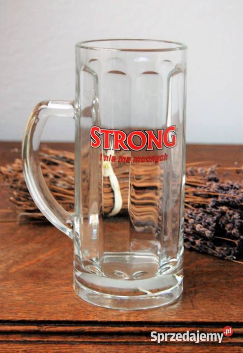 Kufel do piwa Warka Strong I Nie Ma Mocnych 05 l Lublin