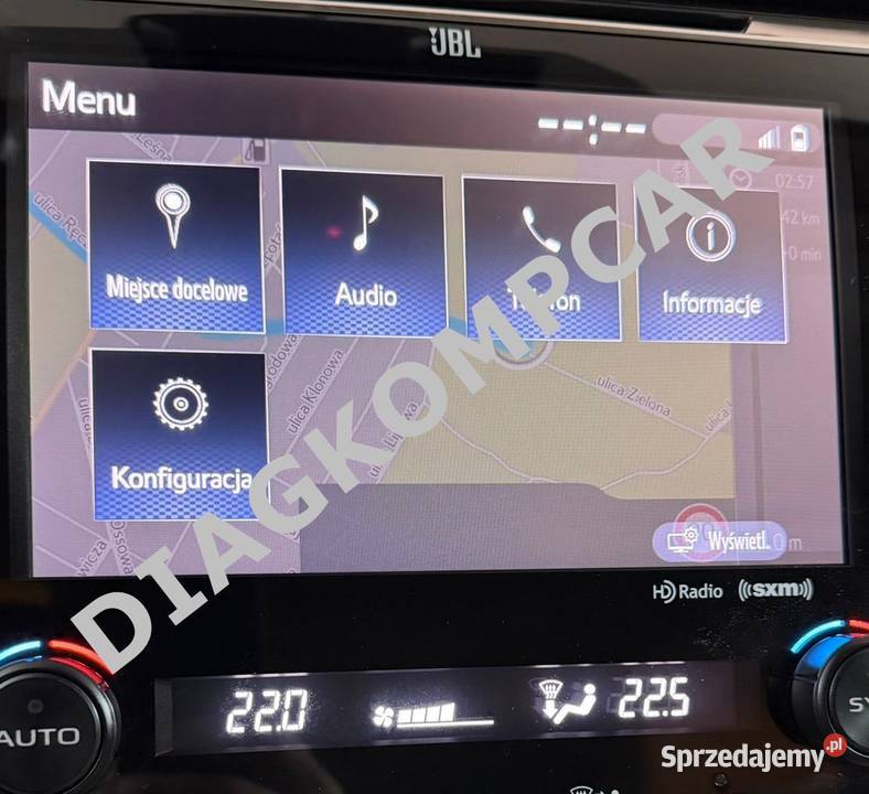 Toyota Camry menu polskie konwersja systemu z Wołomin