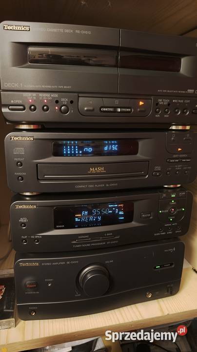 Wieża Technicsb CH 510 kable połączeniowe śląskie Sosnowiec