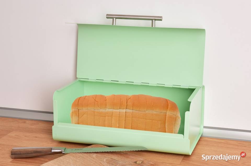 XXL Metalowy chlebak z otwieraną pokrywką Warszawa