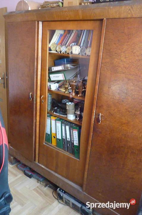 BIBLIOTEKA W STYLU ARTDECO Z LAT 20TYCH Antyki Kraków