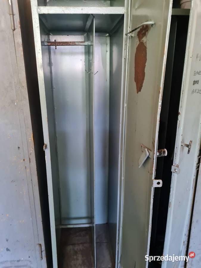 Szafki metalowe robocze BHP