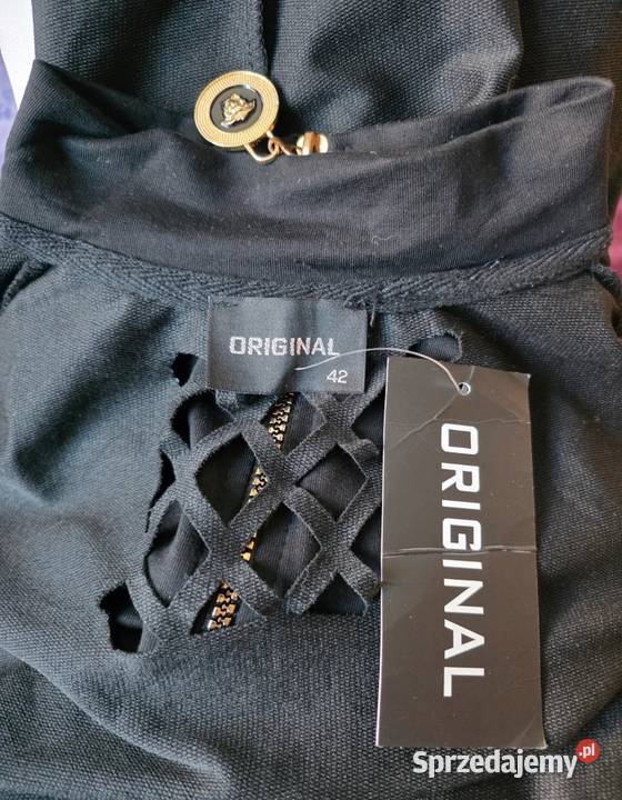 Kombinezon elegancki czarny Inny materiał Pozostałe dolnośląskie