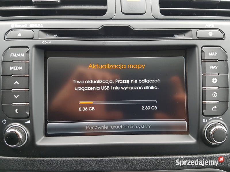 KIA Hyundai mapa Europy Polskie Menu Polski sprzedam