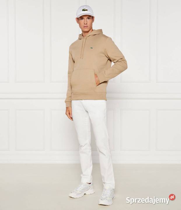 Bluza męska bawełniana Lacoste beżowa M regular Białystok