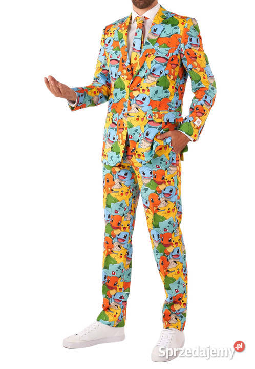 OPPOSUITS Garnitur męski z krawatem kolorowy Ostrów Wielkopolski