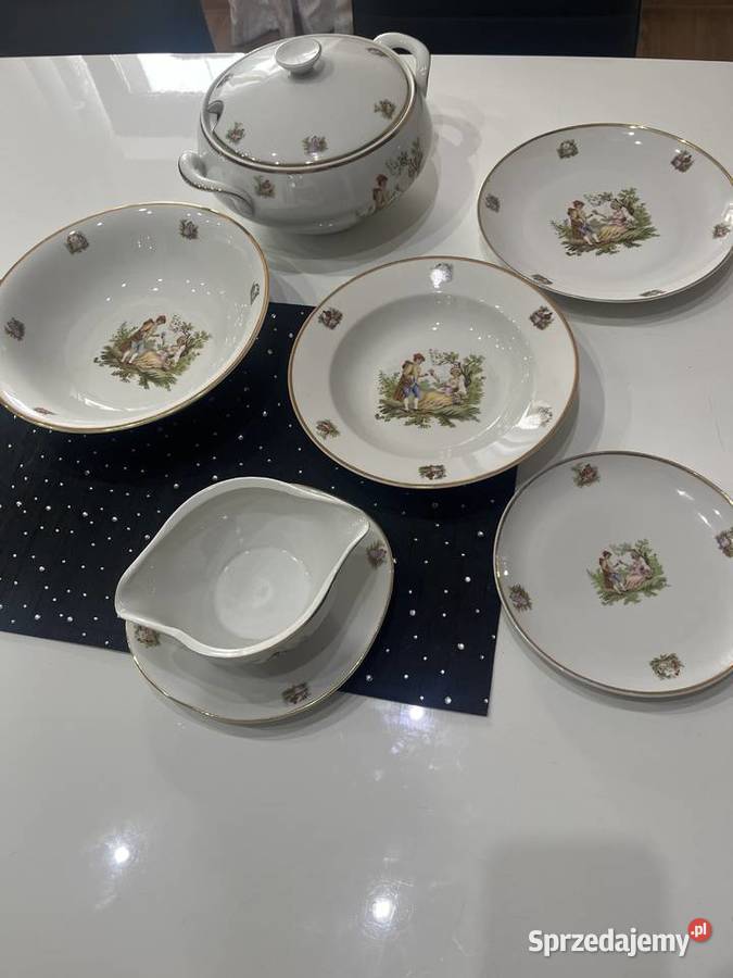 Komplet obiadowy Karolina Porcelana i szkło Dobrodzień