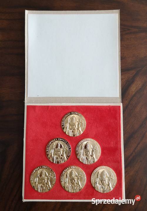 II Kongres Eucharystyczny w Polsce 1987 medale Numizmatyka śląskie Katowice