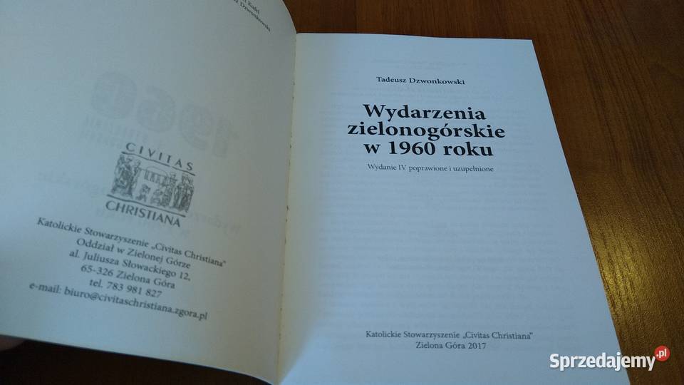 Wydarzenia zielonogórskie w 1960 roku Tadeusz Gdańsk