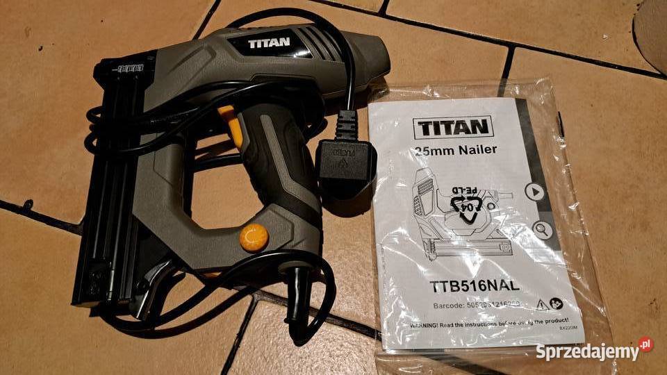 Gwożdziarka elektryczna TITAN nowa Leszno
